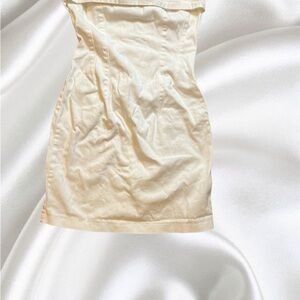 Wild Fable White Bodycon Mini Dress with Laceup Back